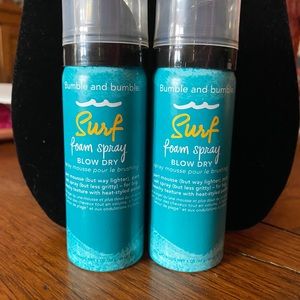 Bumble and bumble surf foam spray.